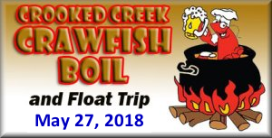 Crooked Creek Cleanup and Crawdish Boil