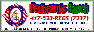 Redbeard's Ranch on Missouri's beautiful Niangua River