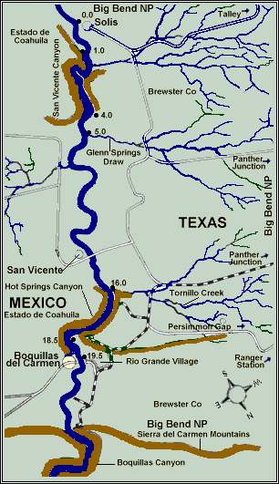 Rio Grande map courtesy Texas Parks & Wildlife Department