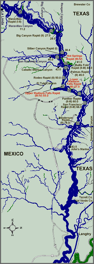 Rio Grande map courtesy Texas Parks & Wildlife Department