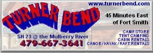 Turner Bend on Arkansas' Mulberry River