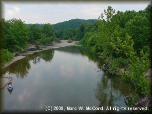 Alley Spring Access on river right