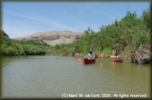 After launching at Solis on the way to Rio Grande Village