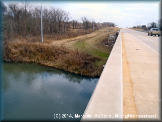 SH 7 Access on river left above bridge