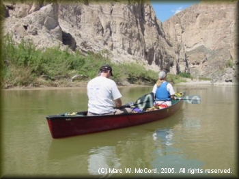 Alan Tittle and Sharon on the Rio Grande