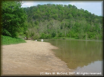 Looking downriver from the Carver Public Access