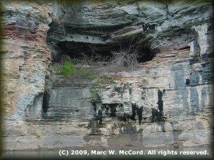 Buffalo River grottos between Kyle's Landing and Erbie