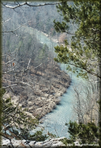 Upper Buffalo National River from Goat Trail