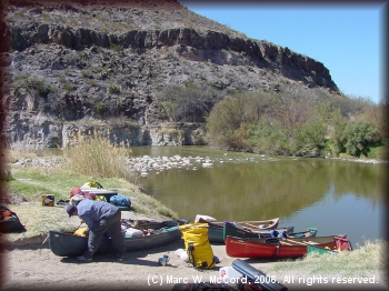 Colorado Canyon access at Rancherias