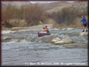 Ledgerock Rapid in Colorado Canyon