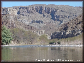 Majestic mountains rising below Lajitas