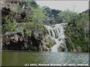 Deer Creek below Colorado Bend State Park