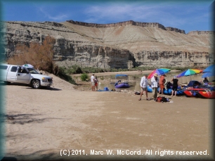 Sand Wash Boat Access on the Green River