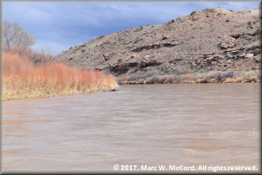 Early spring looks a lot like winter on the Gunnison River