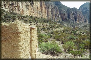 One of two adobe ruins at San Rocendo Canyon
