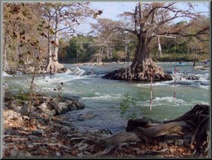 Looking upriver at Slumber Falls