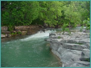 The (former) Horeseshoe Falls on the Lower Guadalupe River