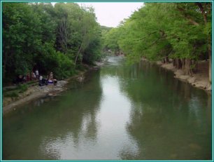 Looking upriver from the east FM 306 bridge