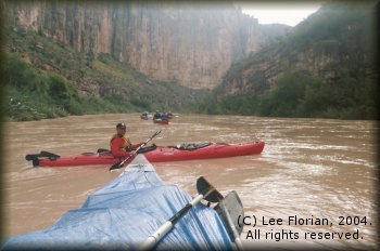 Lee Florian approaching Palmas Canyon