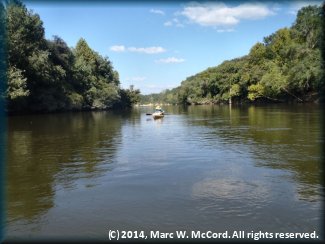 Little River below the railroad bridge