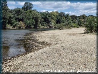 Little River Country Club beach access and riverside campsite