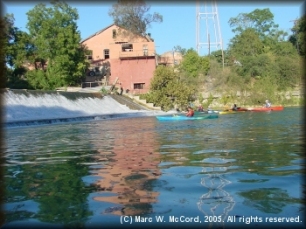 Martindale Dam - another good place to portage