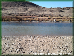 Approaching the Gunnison Forks confluence access on the Gunnison