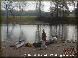 The beautiful Niangua River at Bennett Spring State Park boat ramp