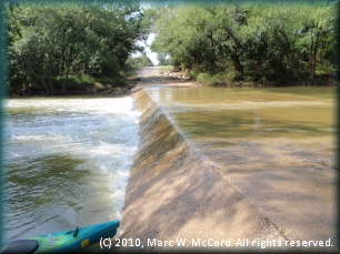 Johnson CR 1106 Low-water Bridge access