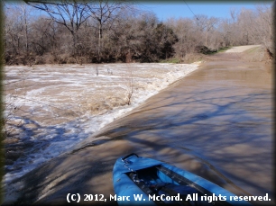 Baker Crossing low-water bridge above FM 51