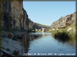 Scenic view of the Pecos River