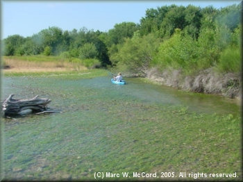 The narrow and often shallow Nueces River