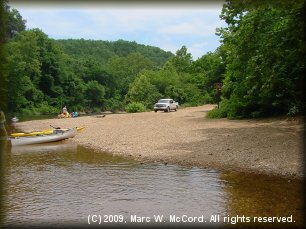 Rymer Landing on river right