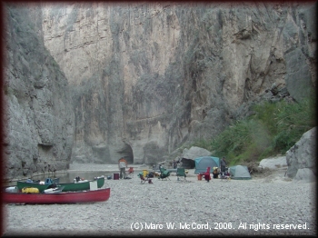 The canyon seems to go on forever