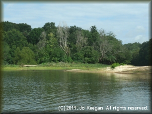 Saline River about 3 miles south of the US Hwy 63 bridge