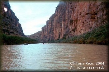 The beautiful canyons of the Rio Grande