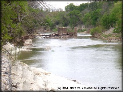 McCommas Bluff lock/dam