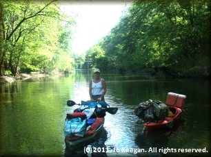Saline River below the Tull Bridge