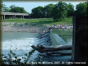 Zedler Mill Dam at Luling