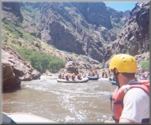 Sunshine Falls on the Arkansas River - photo courtesy Wilderness Aware Rafting